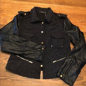 THML Charcoal with Black sleeves Jacket
